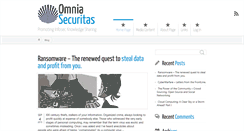 Desktop Screenshot of omniasecuritas.com